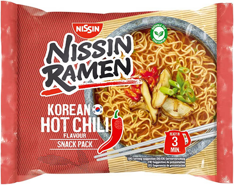 Animefanshop De Instant Nudeln Nissin Ramen Korean Hot Chili