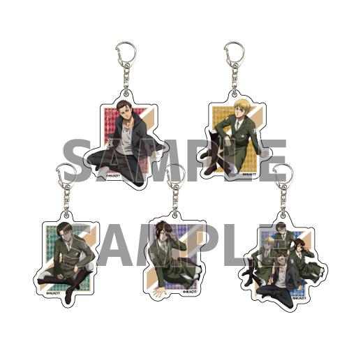 Preview: Lucky Box - Attack on Titan (Sitting Version) - Acrylanhänger - A3