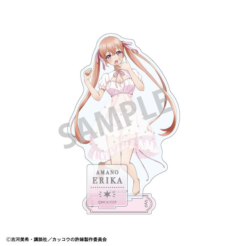 Preview: Erika Amano - A Couple of Cuckoos - Acrylaufsteller (Negligee Version) - Kamio Japan