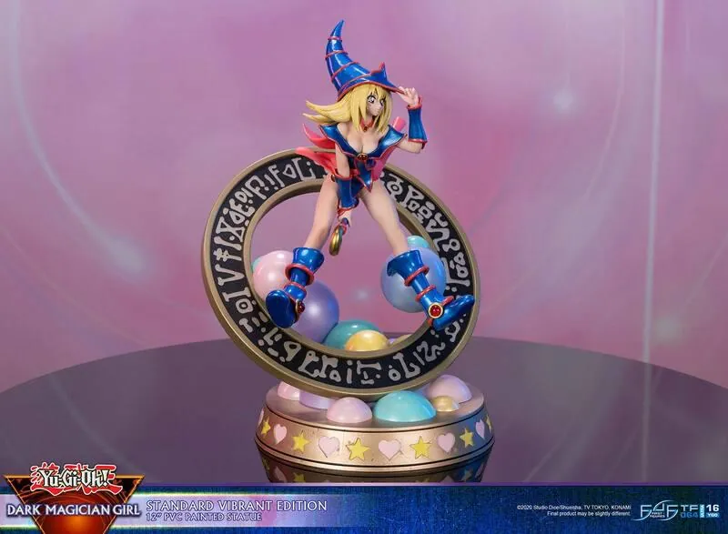 Preview: Schwarzes / Dunkles Magiermädchen - Vibrant Edition - First 4 Figures - Yu-Gi-Oh! PVC Figur