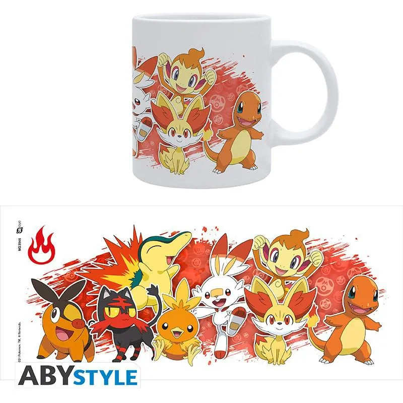 Preview: Feuer Starter - Pokemon 320 ml Tasse von ABYStyle