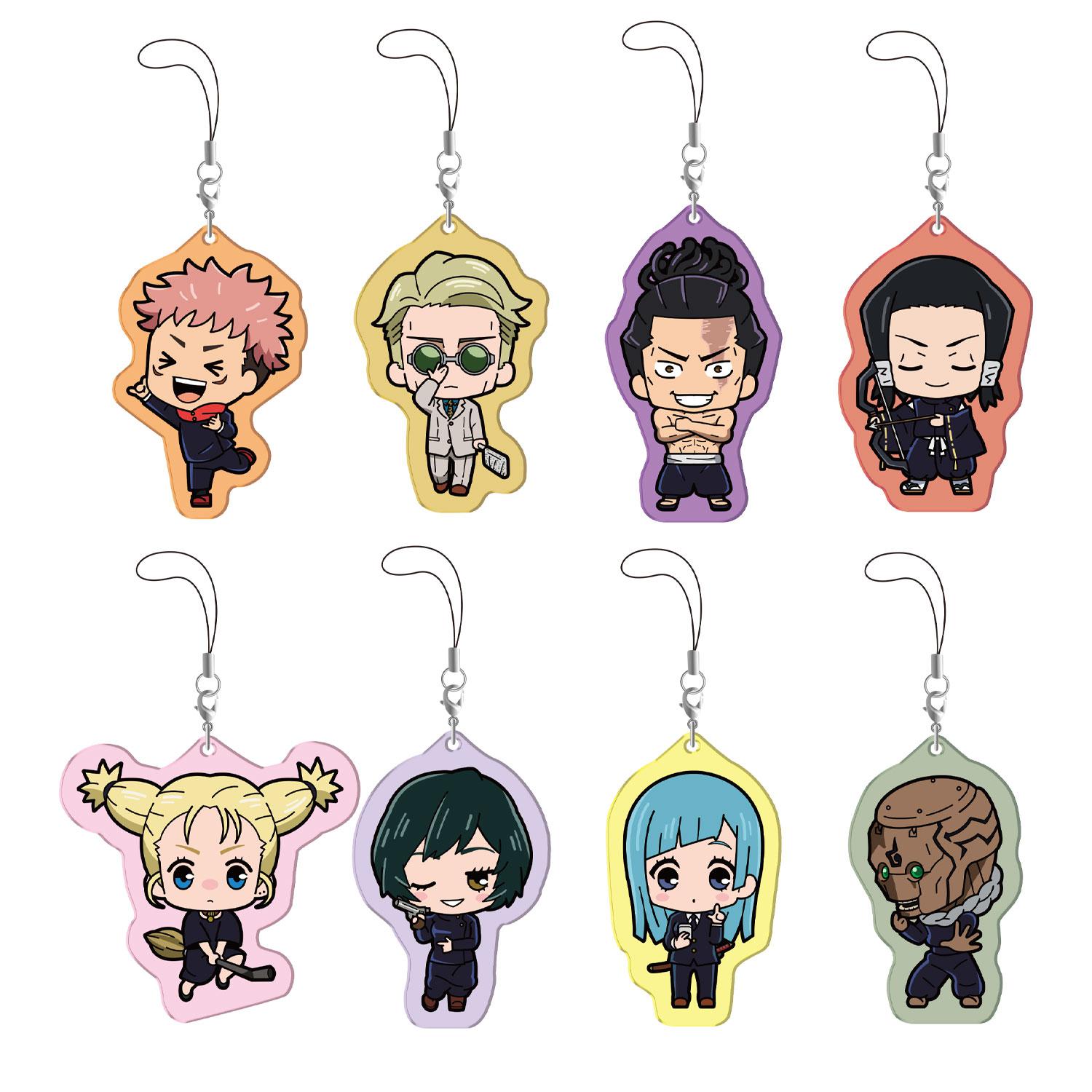 Preview: Lucky Box - Jujutsu Kaisen - Chokokawa Acrylic Strap Vol. 2 - Gummianhänger - Sega