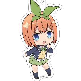 Preview: Yotsuba Nakano - The Quintessential Quintuplets - Petitkko Acryl Anhänger - Penguin Parade