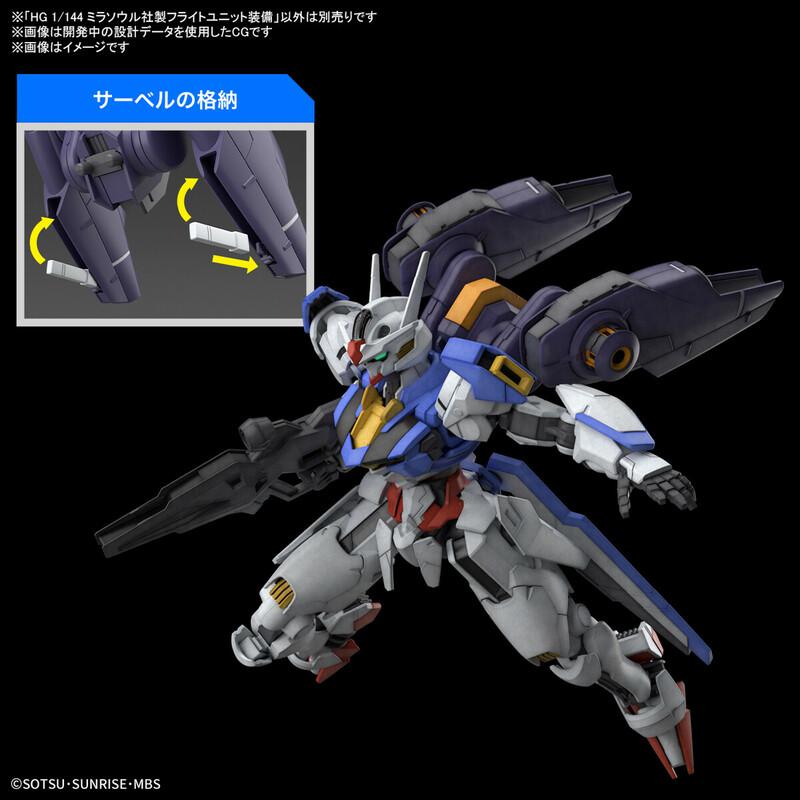 Preview: Mirasoul Flight Unit - Mobile Suit Gundam: The Witch From Mercury - HG 1/144 - Modelkit - Bandai Spirits