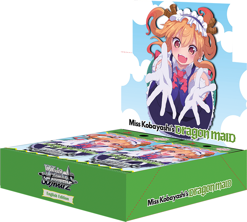 Preview: Weiss Schwarz Booster Display - Miss Kobayashi's Dragon Maid (enthält 16 Booster mit je 9 Karten) (englische Version)