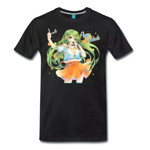 Preview: T-Shirt - AnimeRadio.de - Manami Stage Outfit - Mann Schwarz - Größe: L