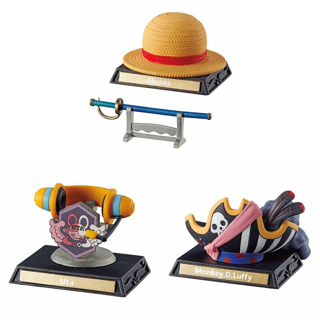 Preview: Lucky Box - One Piece Film: Red - Mini Figuren Hüte (Gashapon! Collection) - Bandai