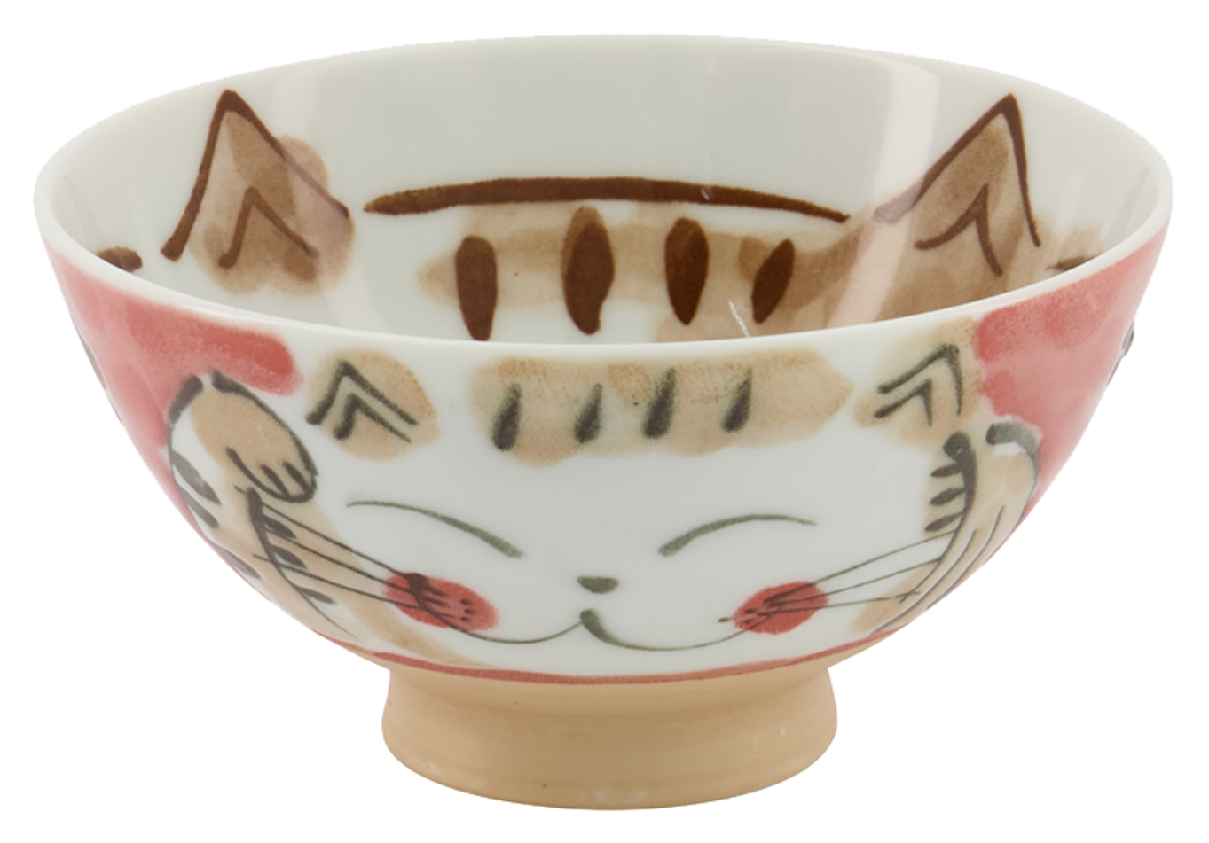 Preview: Kawaii Bowl - Neko Fuku - Rot von Tokyo Design Studio (300ml)