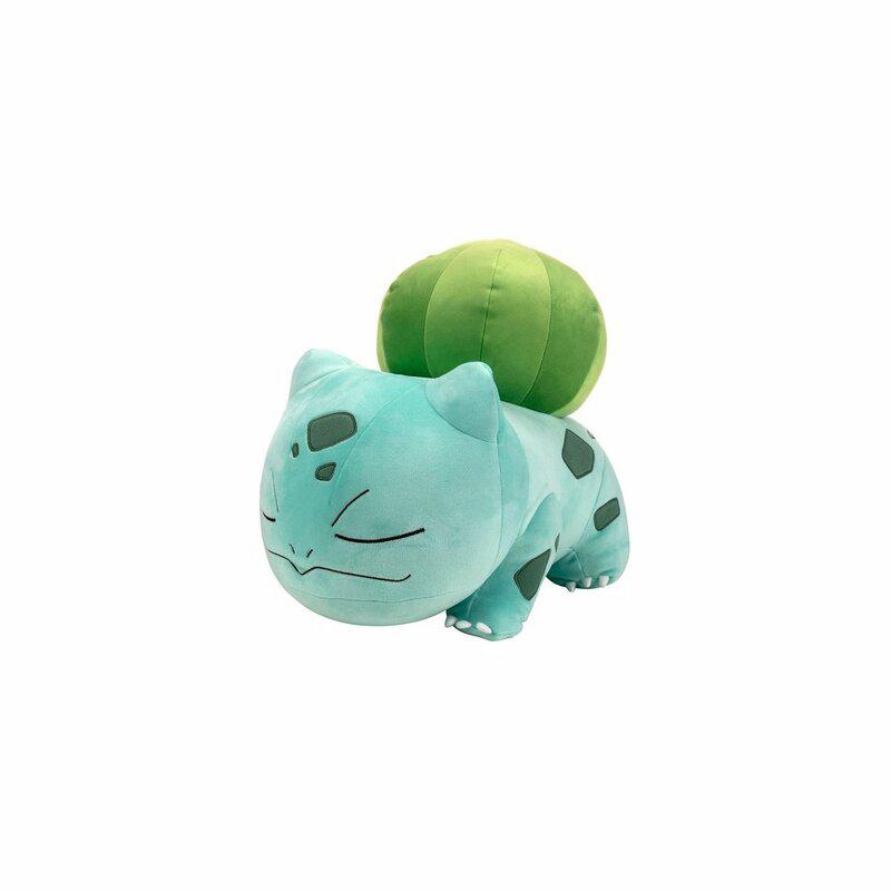 Preview: Bisasam (Schlafend) - Big Size Pokemon Plüschtier - Wicked Cool Toys (45 cm)