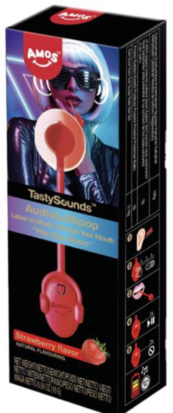 Preview: TastySounds - Lutscher mit Erdbeergeschmack und Musik - Hip Hop Musik von AMOS