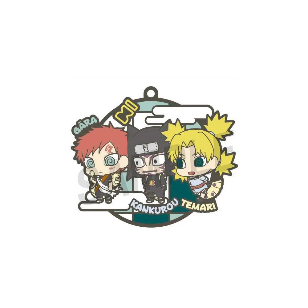 Preview: Lucky Box - Three-man Cell - Naruto Buddy Collection Gummianhänger