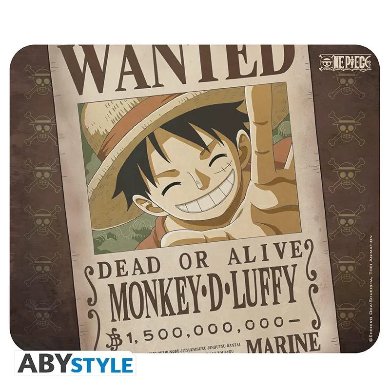 Preview: One Piece - Wated Luffy - Stoffmousepad von ABYStyle