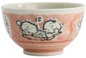 Preview: Kawaii Bowl - Verspielte Nekos - Pink von Tokyo Design Studio (600ml)