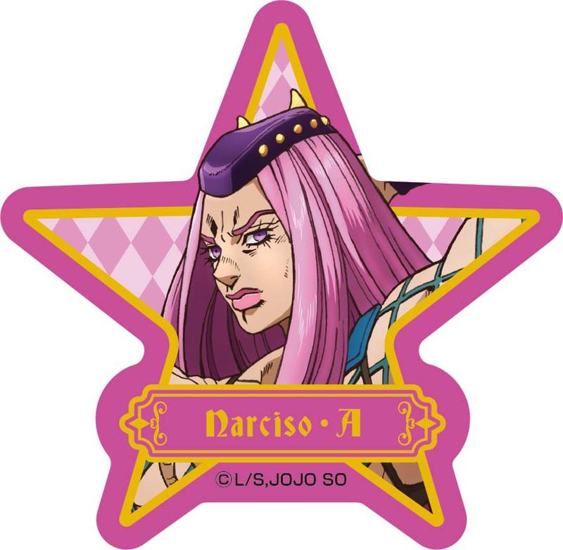 Preview: Lucky Box - JoJo's Bizarre Adventure: Stone Ocean - Star Lame Acryl Badge - Medicos