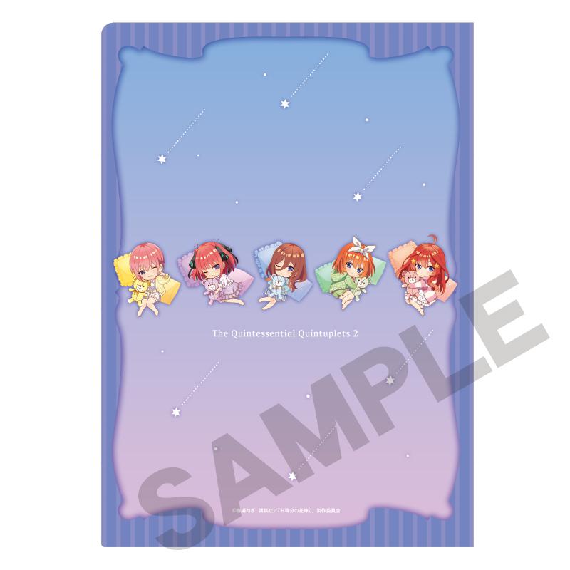 Preview: The Quintessential Quintuplets Season 2 (Purple Nobicolo) - Clear File / Aktenhülle - Crux