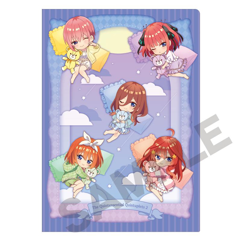 Preview: The Quintessential Quintuplets Season 2 (Purple Nobicolo) - Clear File / Aktenhülle - Crux