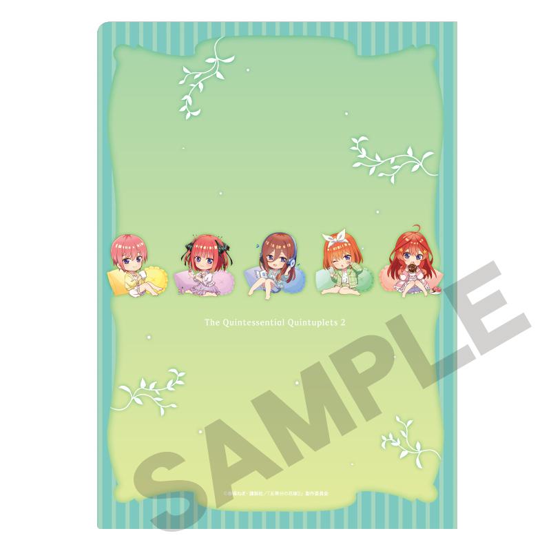 Preview: The Quintessential Quintuplets Season 2 (Mint Nobicolo) - Clear File / Aktenhülle - Crux