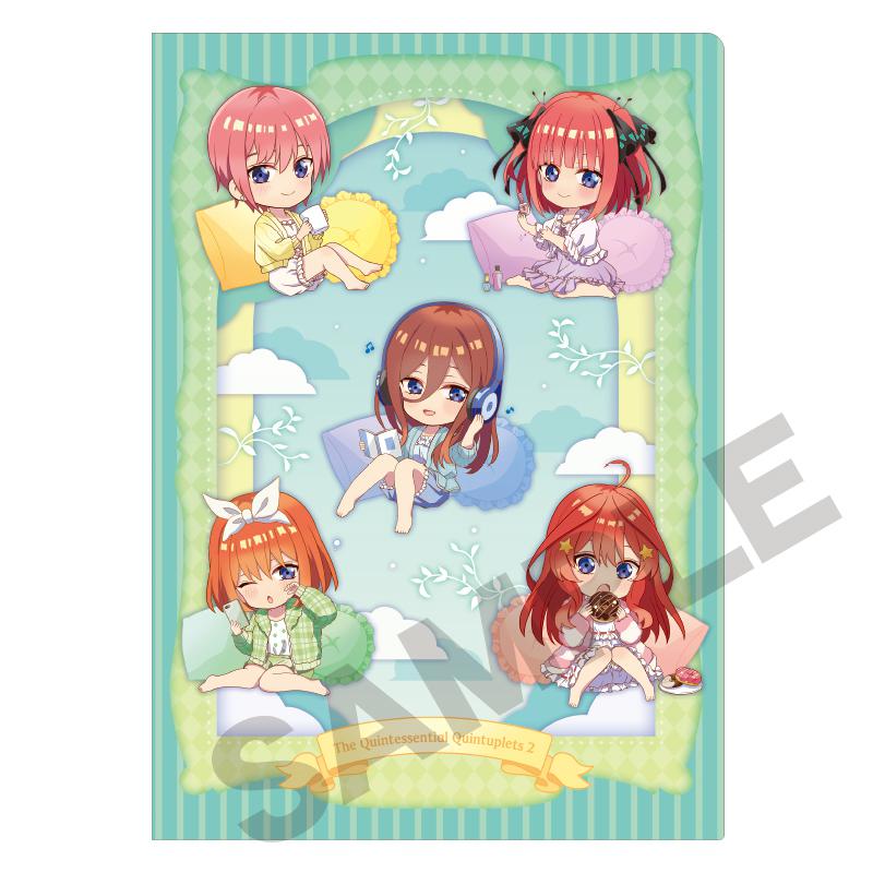 Preview: The Quintessential Quintuplets Season 2 (Mint Nobicolo) - Clear File / Aktenhülle - Crux