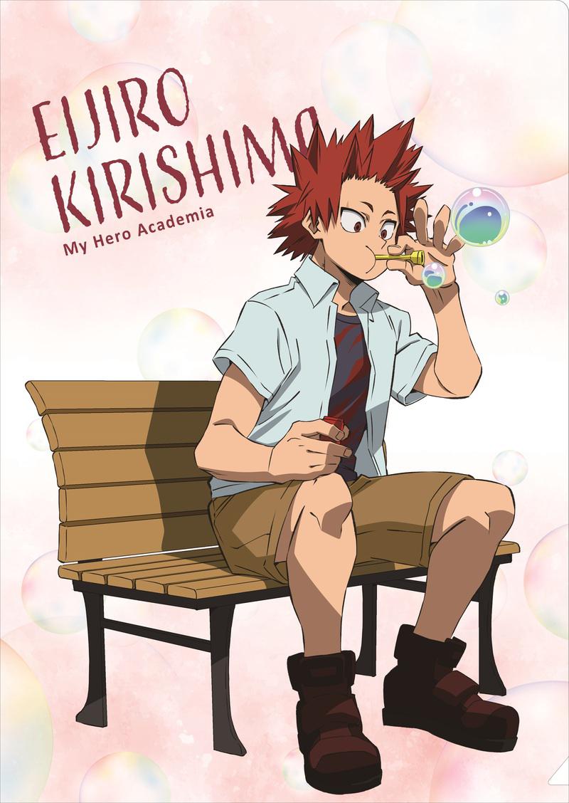 Preview: Eijiro Kirishima (Blow! Soap Bubble!) - My Hero Academia - Clear File / Aktenhülle - Movic