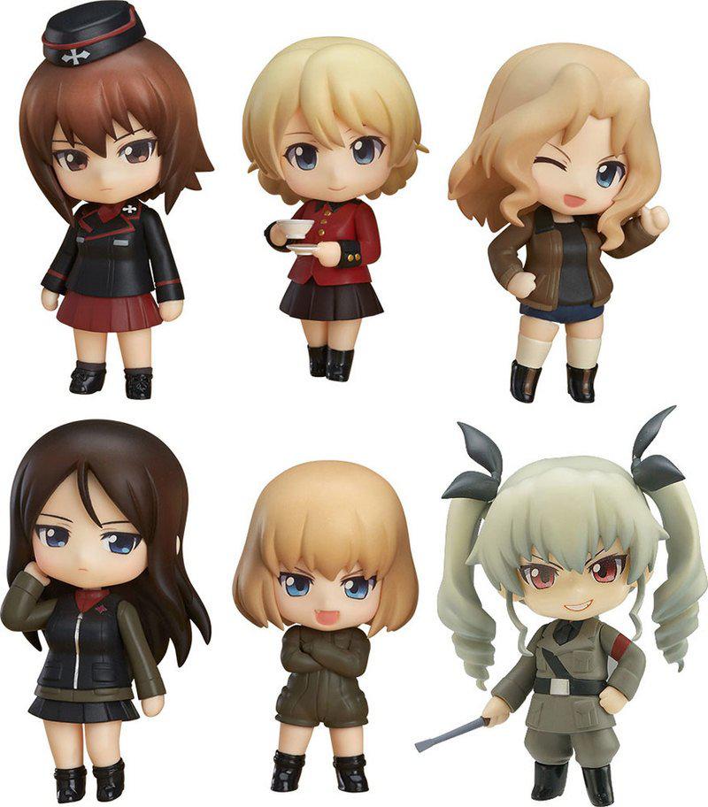 Preview: Andere Schulen 6er-Pack - Girls und Panzer Nendoroid Petite