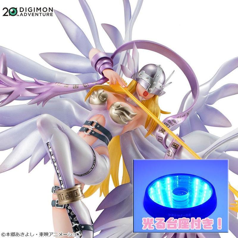 Preview: Angewomon - Holy Arrow - Deluxe Edition mit leuchtender Base - Megahouse Precious G.E.M.