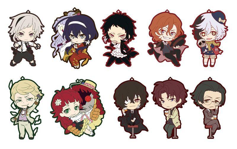 Preview: Ango Sakaguchi - Bungo Stray Dogs - Niitengomu! Gummi-Anhänger