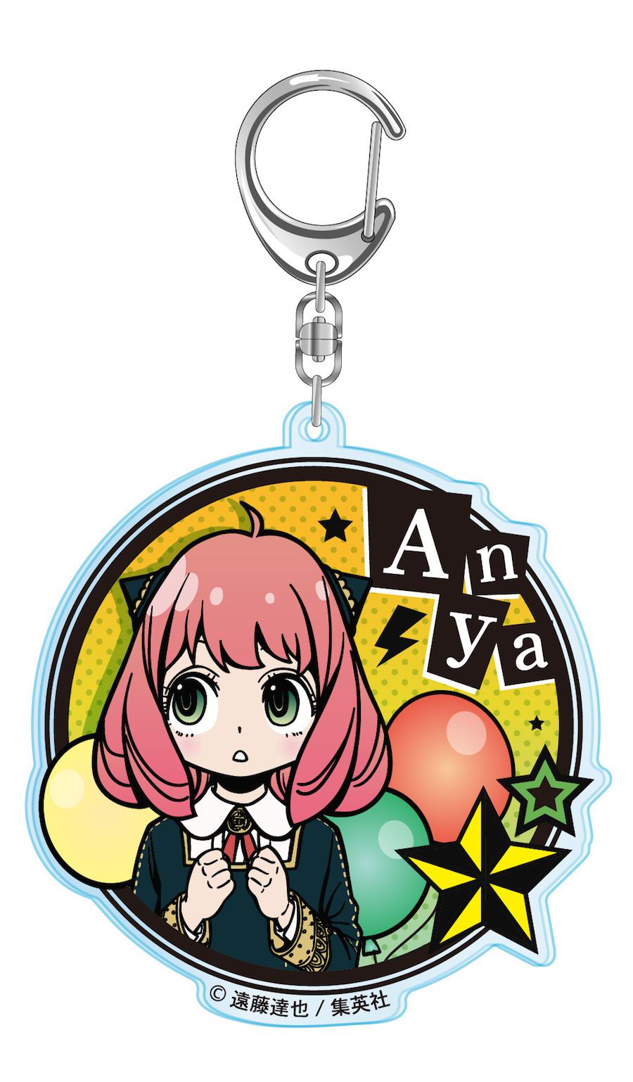 Preview: Anya Forger (Kirie Series)  - Spy x Family - Acryl-Schlüsselanhänger - Twinkle