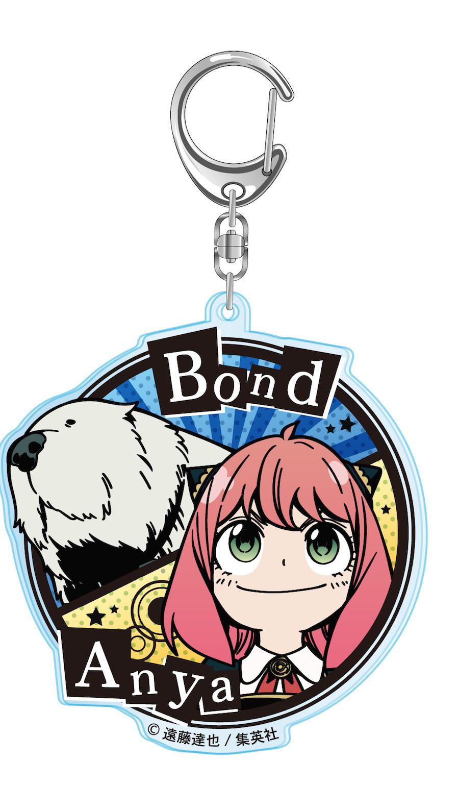 Preview: Anya Forger & Bond (Kirie Series)  - Spy x Family - Acryl-Schlüsselanhänger - Twinkle