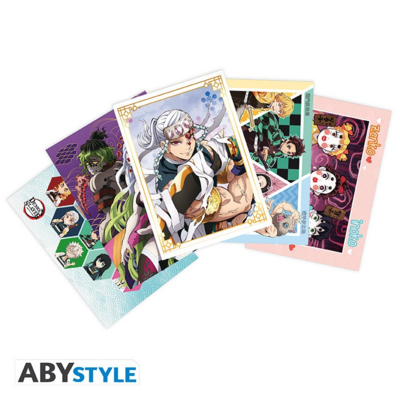 Preview: Demon Slayer - 5 Postkarten (14,8 x 10,5 cm) - Entertainment District Arc - AbyStyle