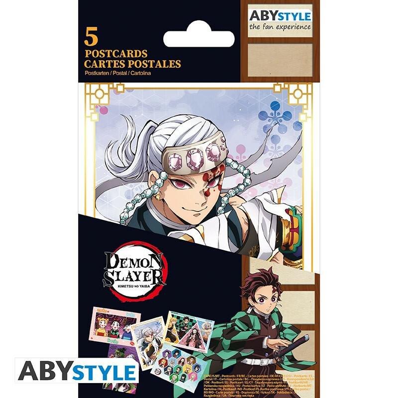 Preview: Demon Slayer - 5 Postkarten (14,8 x 10,5 cm) - Entertainment District Arc - AbyStyle