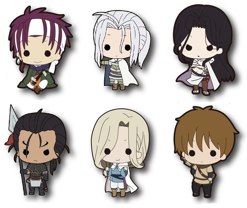 Preview: Arslan Senki TINY Rubber Straps - Komplettset mit 6 Anhängern