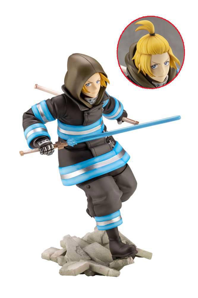 Preview: Arthur Boyle - mit Extra-Kopf - Fire Force ARTFX J Bonus Edition - Kotobukiya