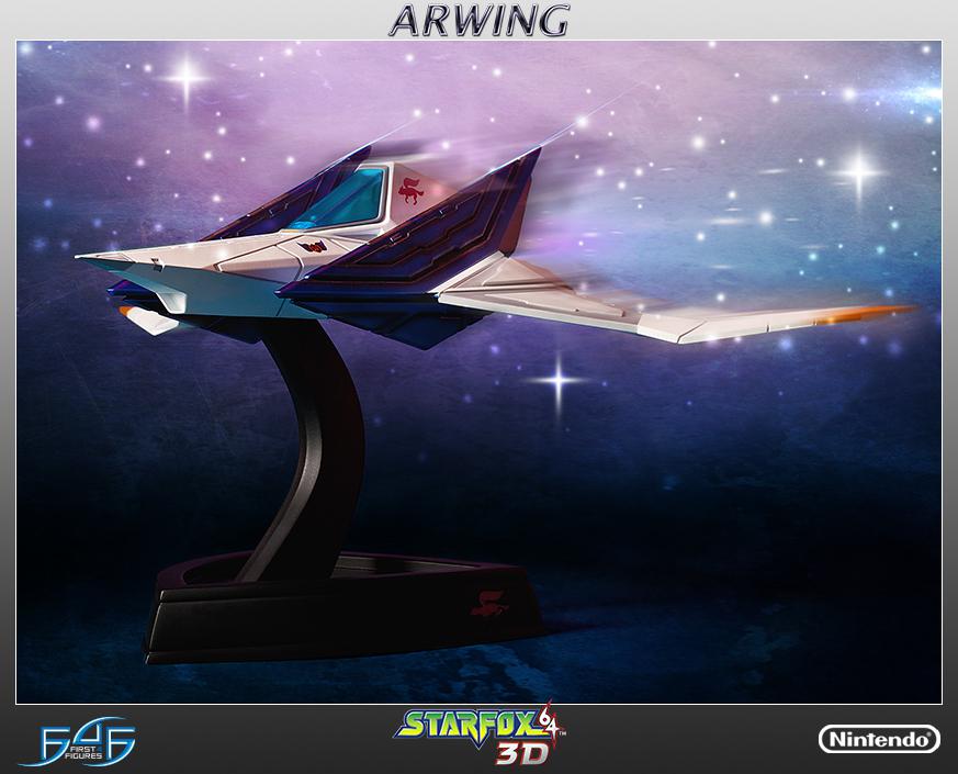 Preview: Arwing - Star Fox 64 - limitierte First4Figures Statue