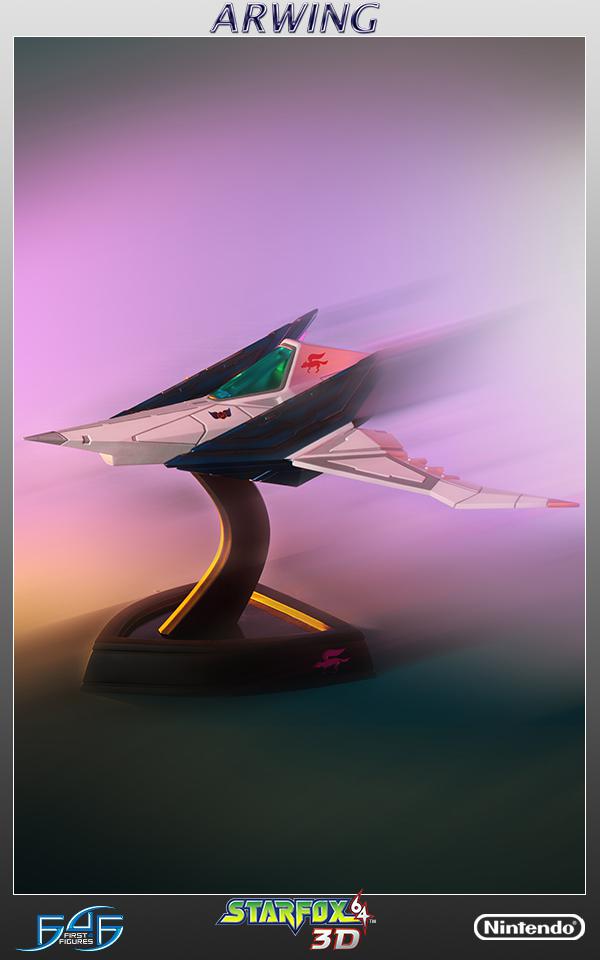 Preview: Arwing - Star Fox 64 - limitierte First4Figures Statue