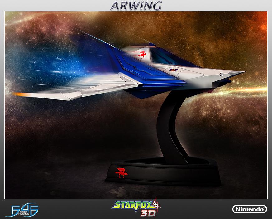 Preview: Arwing - Star Fox 64 - limitierte First4Figures Statue