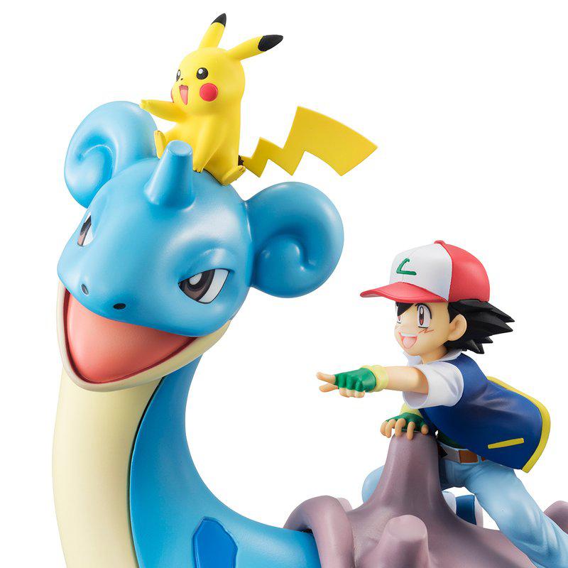 Preview: Ash Ketchum / Satoshi mit Pikachu und Lapras - Megahouse G.E.M.