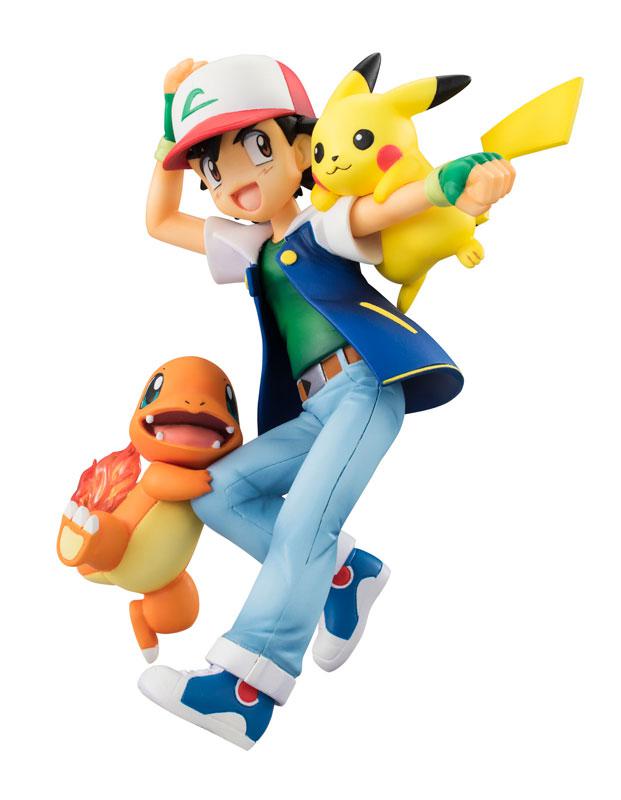 Preview: Ash / Satoshi mit Pikachu und Glumanda - Megahouse G.E.M.