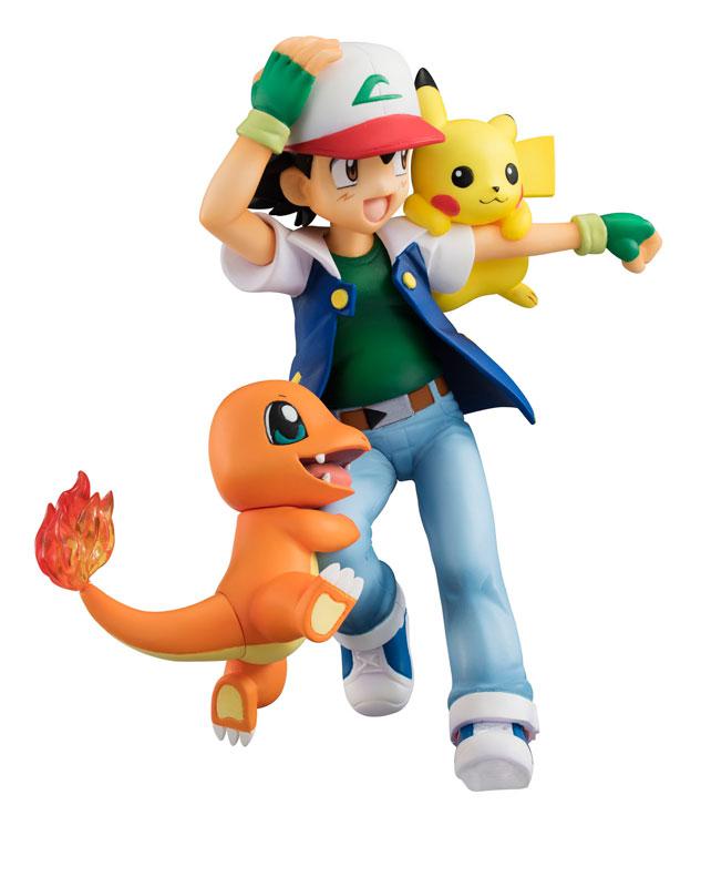 Preview: Ash / Satoshi mit Pikachu und Glumanda - Megahouse G.E.M.