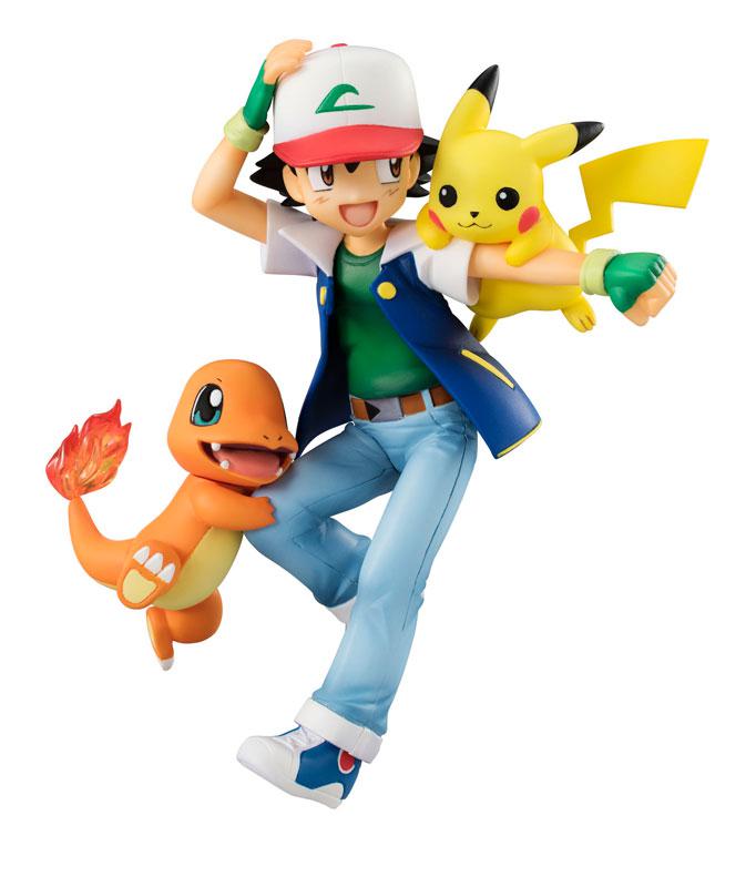 Preview: Ash / Satoshi mit Pikachu und Glumanda - Megahouse G.E.M.