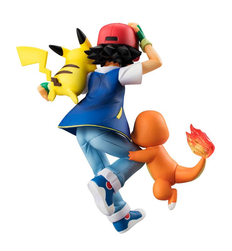 Preview: Ash / Satoshi mit Pikachu und Glumanda - Megahouse G.E.M.