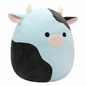 Preview: Blue and Black Cow Cillian - Squishmallows - Jumbo Plüsch Figur (50 cm) - Jazwares