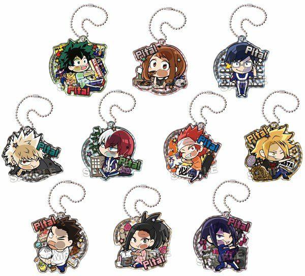 Preview: Boku no Hero Academia Pita! - Acryl-Schlüsselanhänger - Set