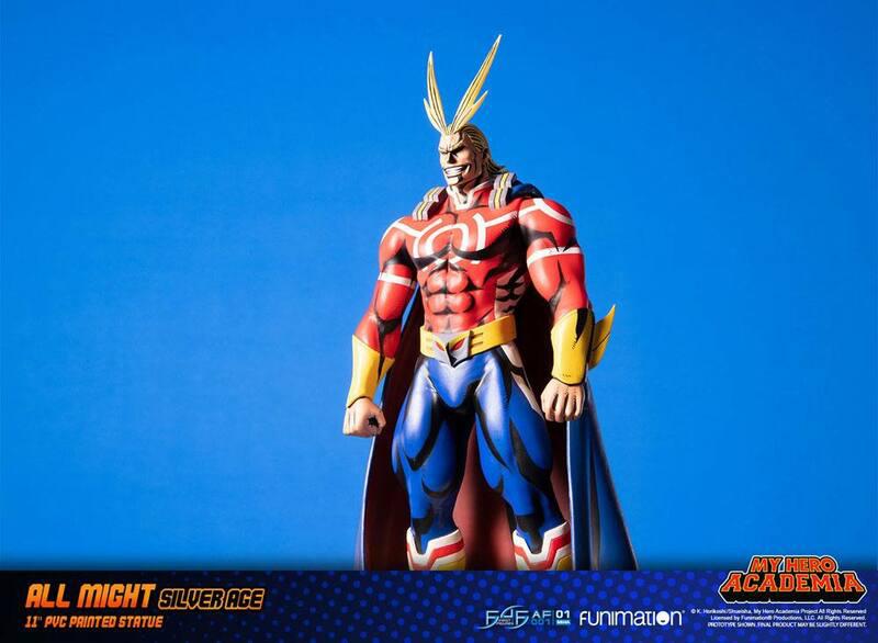 Preview: All Might - Silver Age - First 4 Figures PVC Figure