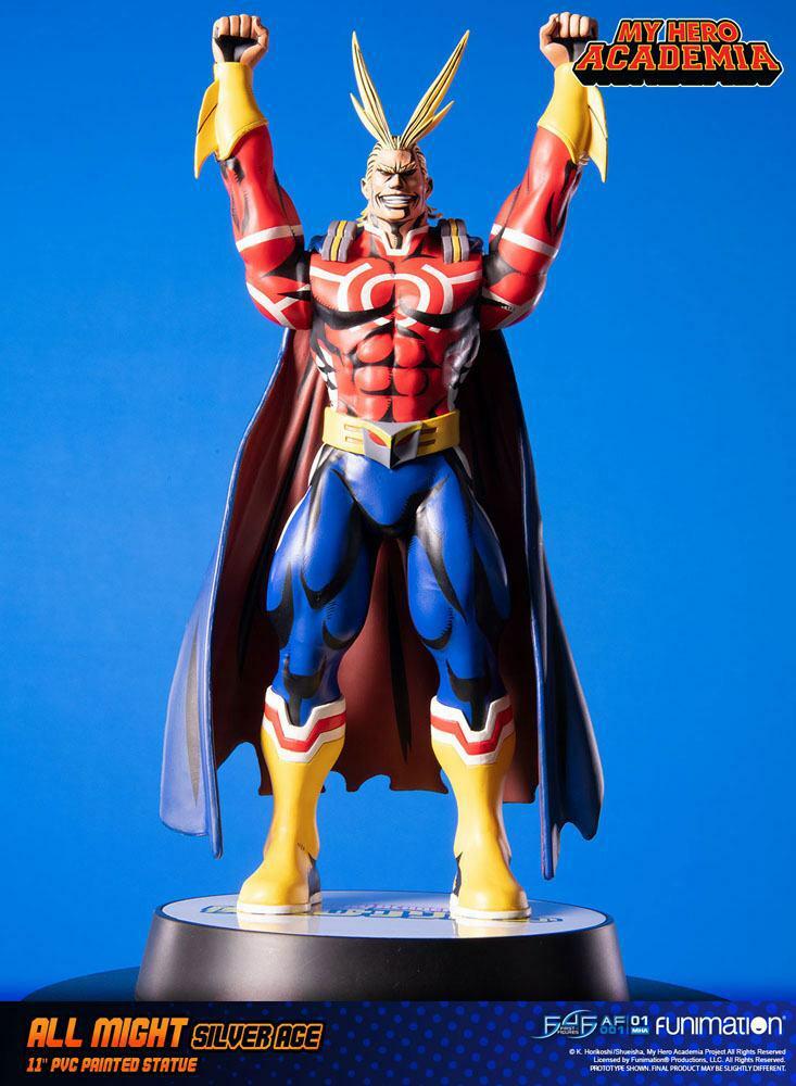 Preview: All Might - Silver Age - First 4 Figures PVC Figure