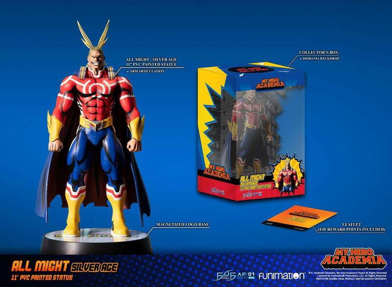 Preview: All Might - Silver Age - First 4 Figures PVC Figure