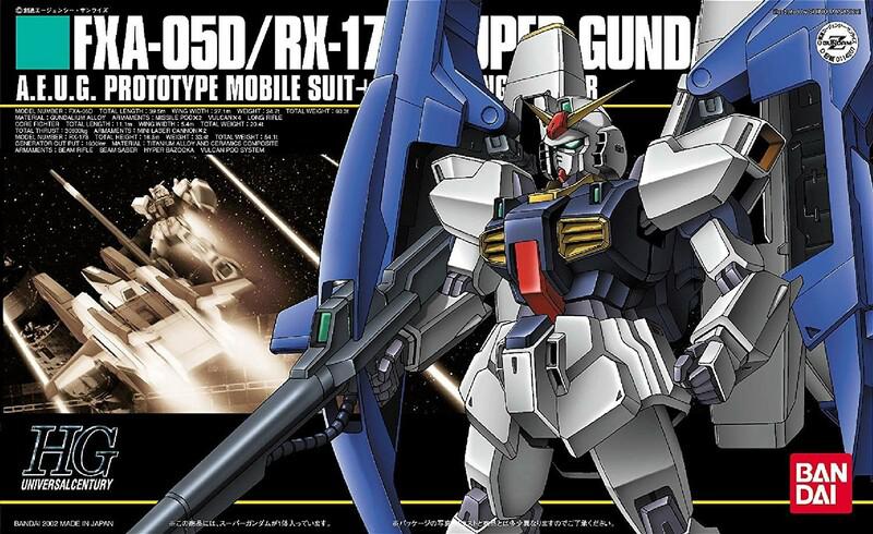 Preview: FXA-05D/RX-178 Super Gundam - Mobile Suit Zeta Gundam - Modelkit - HGUC 1/144 - Bandai