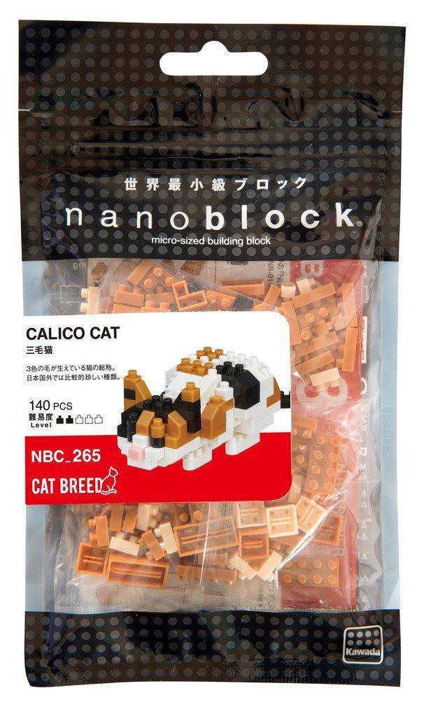 Preview: Calico  Katze  - Nanoblock Mini Serie Cat breed