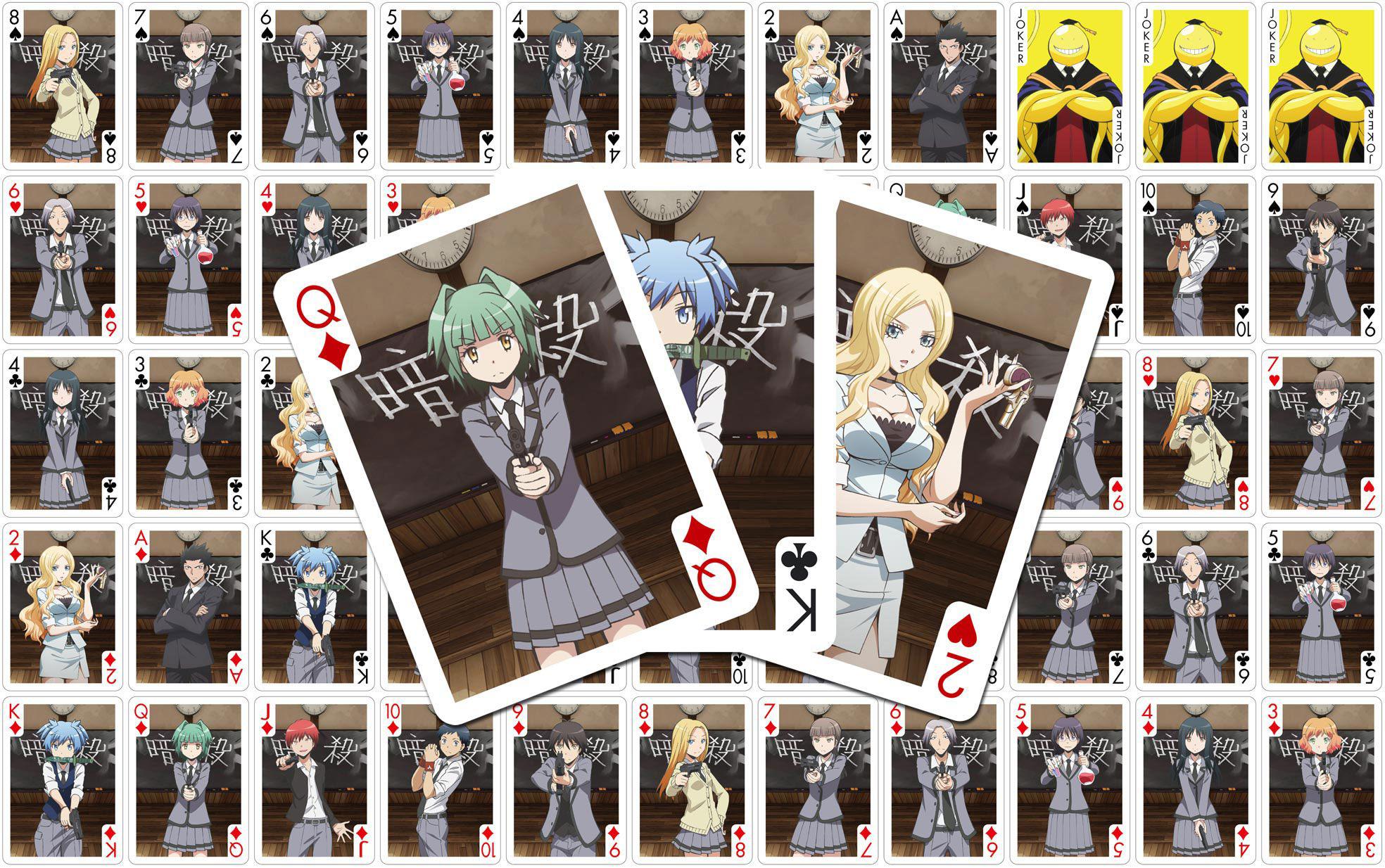 Preview: Characters - Assassination Classroom Spielkarten (54er Blatt)