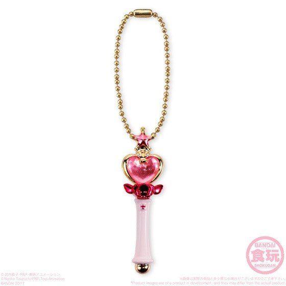 Preview: Chibiusas Mondstab - Pink Moon Stick - Little Charm Sailor Moon 4 - Candy Toy