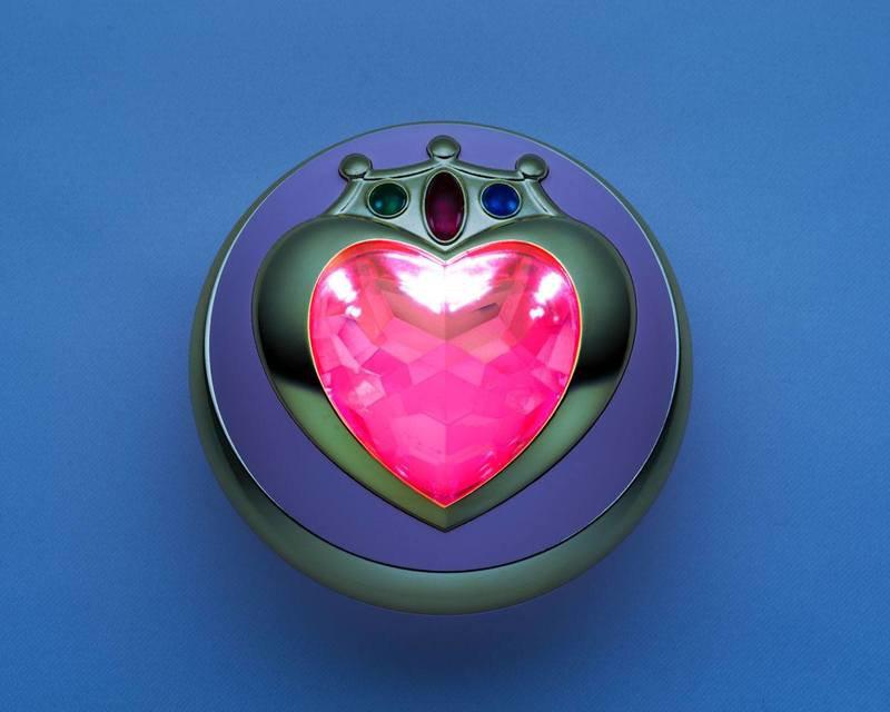 Preview: Chibiusas Verwandlungsbrosche - Prism Heart Compact - Proplica